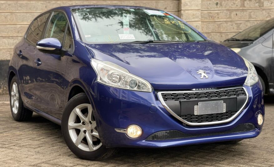 2015 Peugeot 208 Blue