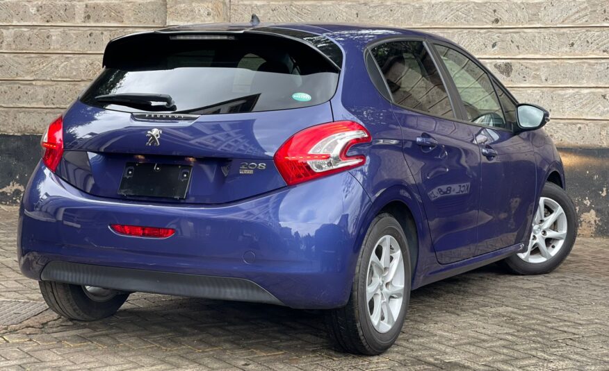 2015 Peugeot 208 Blue