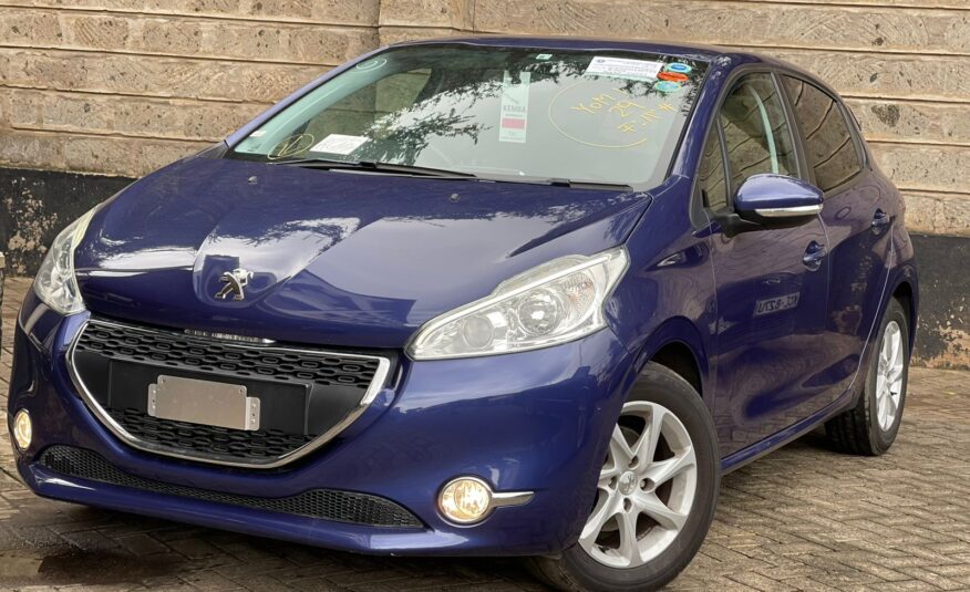 2015 Peugeot 208 Blue