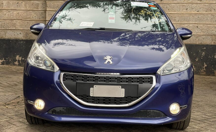 2015 Peugeot 208 Blue