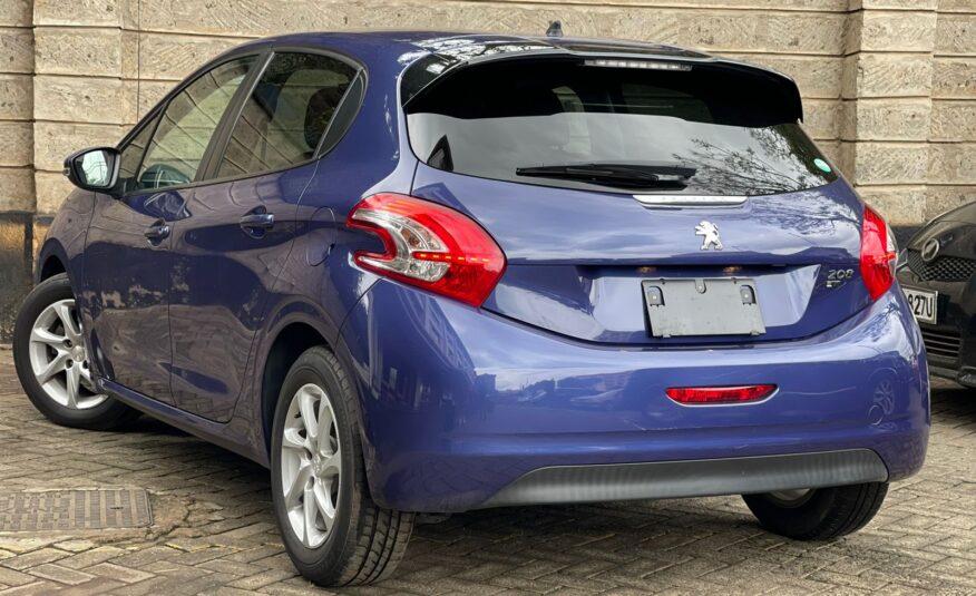 2015 Peugeot 208 Blue