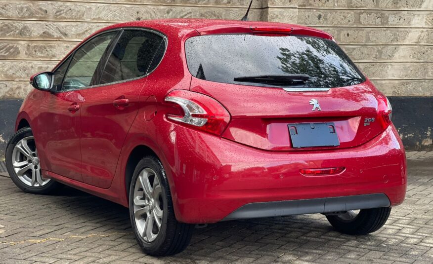 2015 Peugeot 208 Red