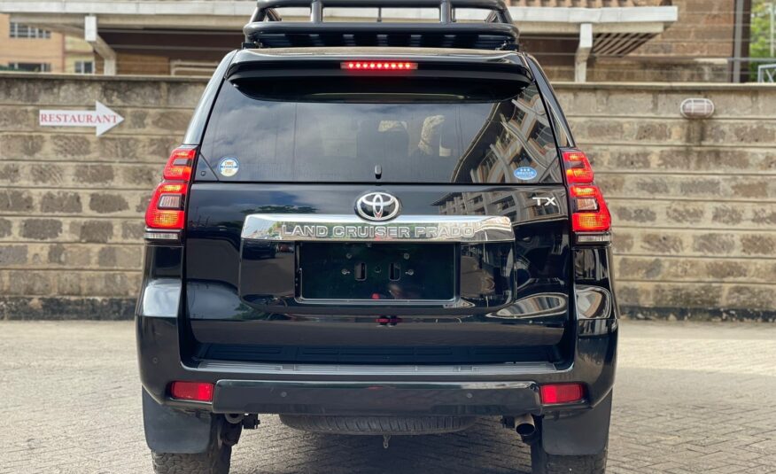 2018 Toyota Landcruiser Prado TX J150 Black