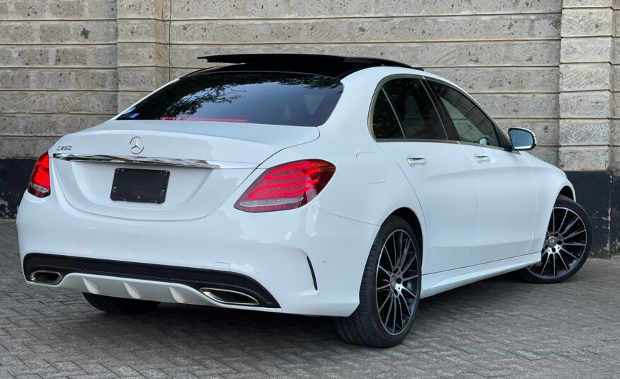 2015 Mercedes Benz C250 Pearl White