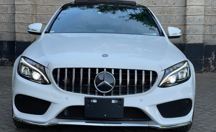 2015 Mercedes Benz C250 Pearl White
