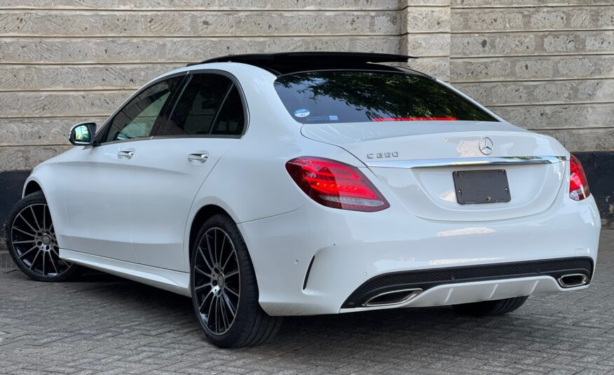 2015 Mercedes Benz C250 Pearl White