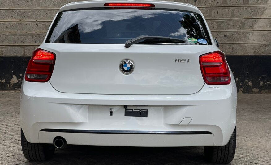 2015 BMW 116I White