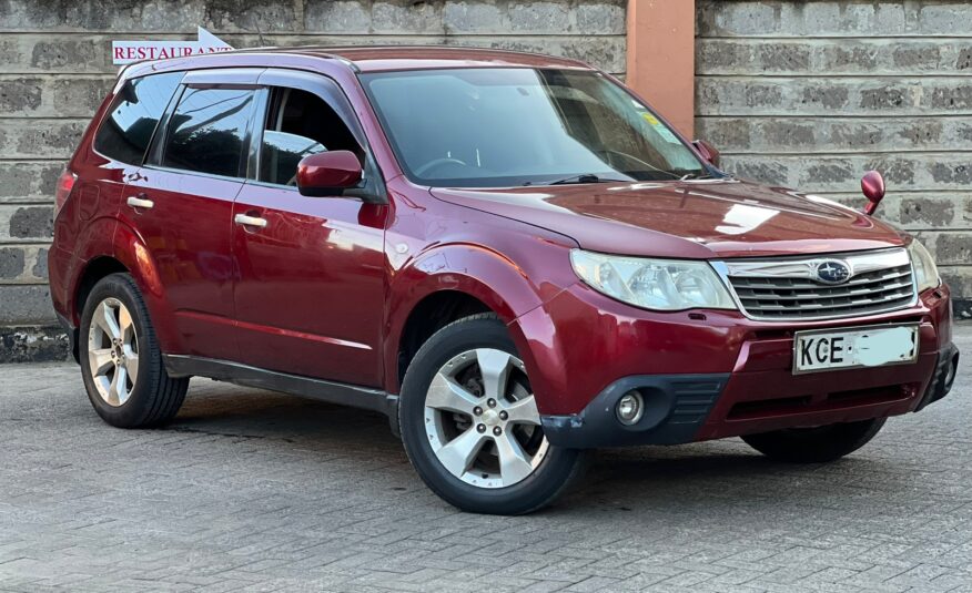 2008 Subaru Forester Wine Red