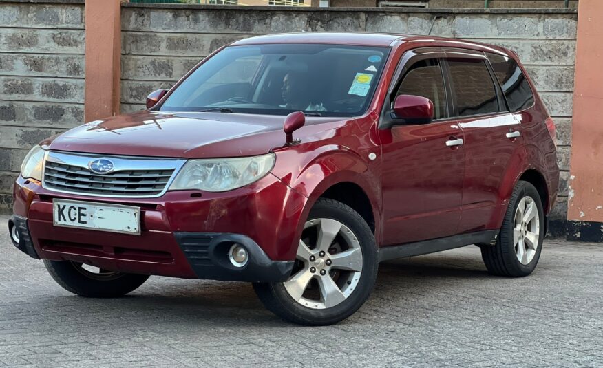 2008 Subaru Forester Wine Red