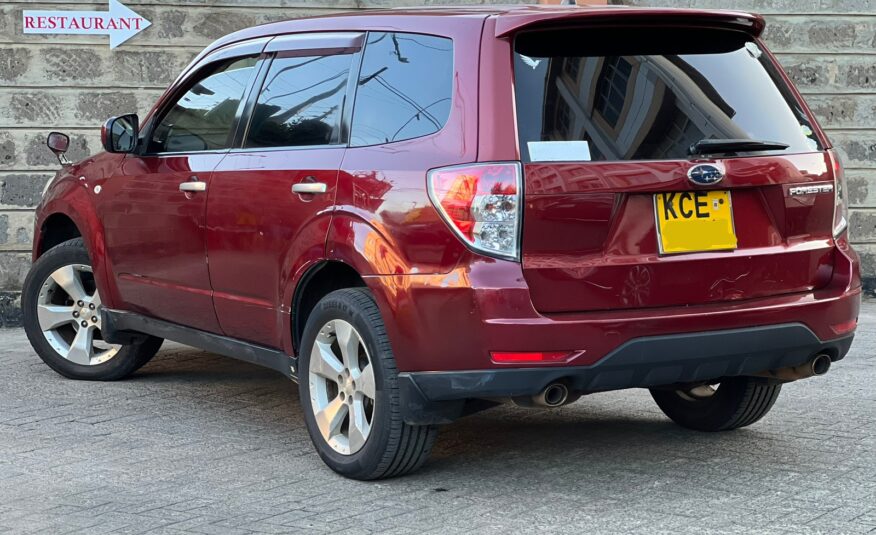 2008 Subaru Forester Wine Red