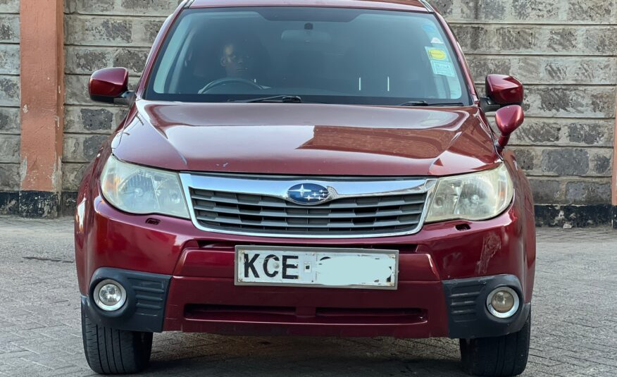 2008 Subaru Forester Wine Red