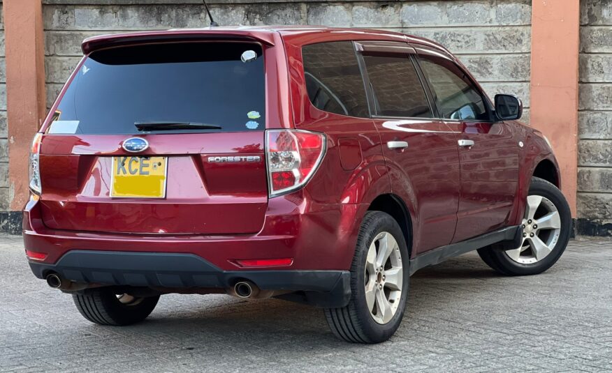 2008 Subaru Forester Wine Red